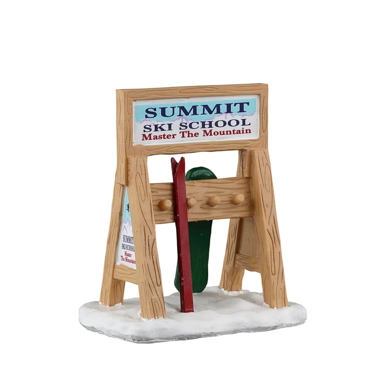 Ski Rack Sign Lemax Vail Village Collection 2023 afbeelding