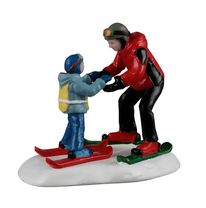 Ski slope lesson