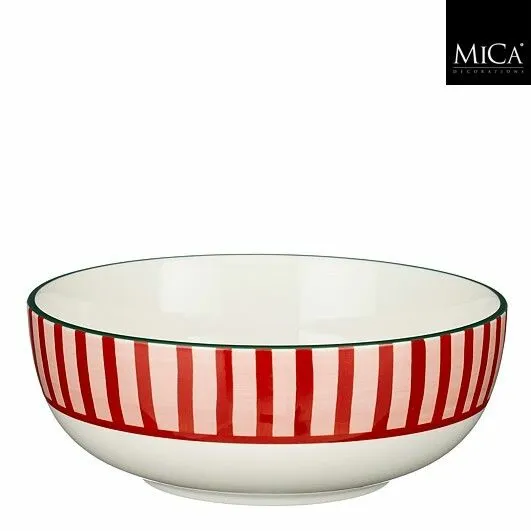 Slabak sofia d24h9cm rood, Mica Decorations, tuincentrumoutlet.com