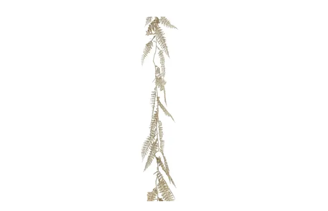 Slinger bladeren l180cm champagne, Mica Decorations, tuincentrumoutlet.com