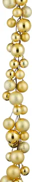 Slinger kerstballen l180d4cm goud, Mica decoratiomns, tuincentrumoutlet.com