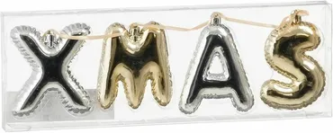Slinger orn. xmas goud/zilver, Mica decorations, Tuincentrumoutlet.com