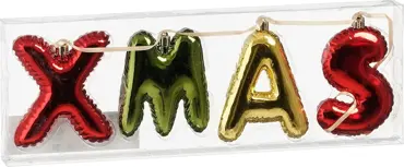 Slinger orn. xmas multi, Mica decorations, Tuincentrumoutlet.com