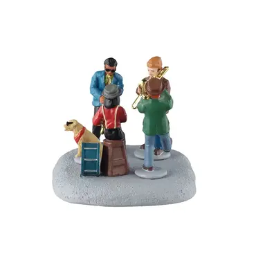 Small jazz band zijkant, Lemax, tuincentrumoutlet.com