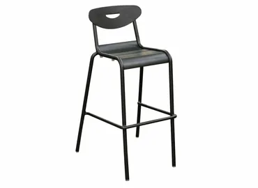 Smiley barstoel antraciet, Fermob, tuincentrumoutlet.com