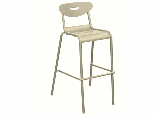 Smiley barstoel creme, Fermob, tuincentrumoutlet.com