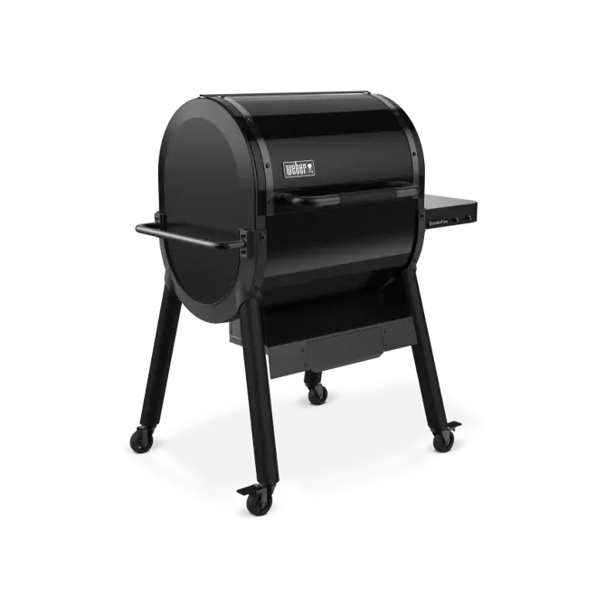 Smokefire EPX4 pelletbarbecue zijkant, Weber, bbqkopen