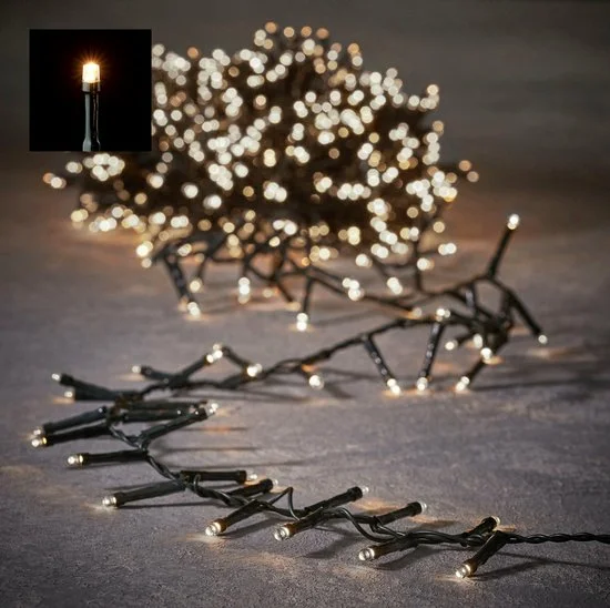 Luca Lighting Snake Light Kerstverlichting voor buiten met 1000 LED Lampjes - L2000 cm - Klassiek Wit