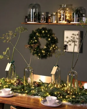 Luca Lighting Snake Light Kerstverlichting voor buiten met 1000 LED Lampjes - L2000 cm - Klassiek Wit sfeerbeeld