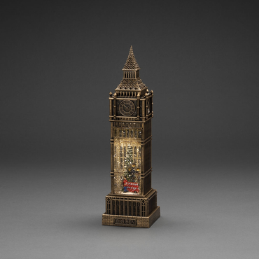 Sneeuwlantaarn big ben h38cm brons bo sfeerfoto, Konstsmide, tuincentrumoutlet