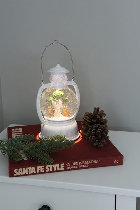 Sneeuwlantaarn bol met engel sfeer, Konstsmide, tuincentrumoutlet