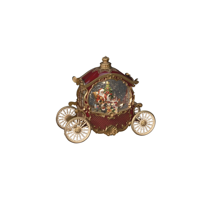 Sneeuwlantaarn koets wit, Konstsmide, tuincentrumoutlet