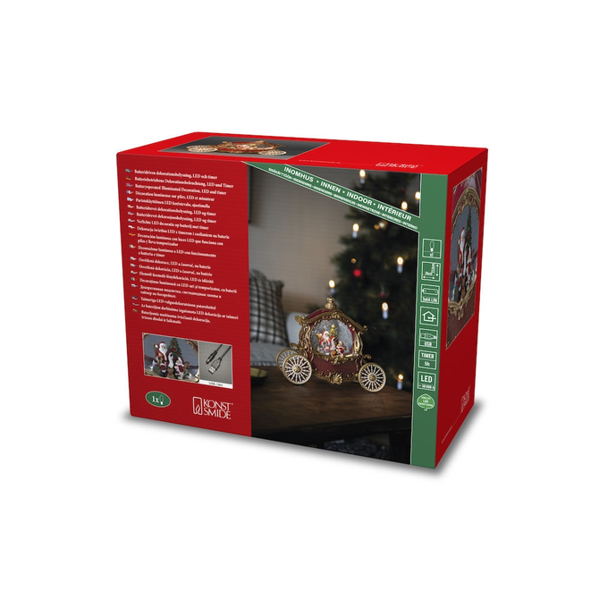 Sneeuwlantaarn koets doos, Konstsmide, tuincentrumoutlet