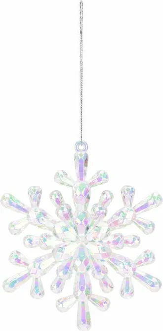 SNEEUWVLOK HANGDECO 12X12CM 3A - afbeelding 3