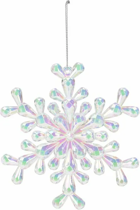 SNEEUWVLOK HANGDECO 12X12CM 3A - afbeelding 4