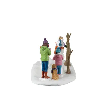 Snowmen friends zijkant, Lemax Europe, tuincentrumoutlet