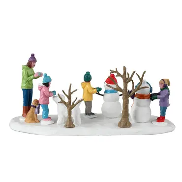 Snowmen friends achter, Lemax Europe, tuincentrumoutlet