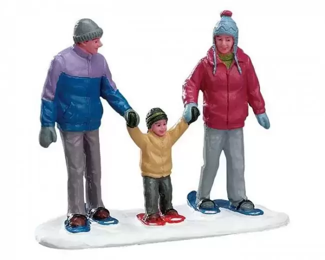 Snowshoe family, Lemax, tuincentrumoutlet