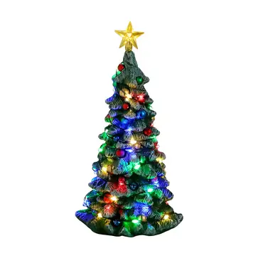 Snowy christmas tree, Lemax Europe, tuincentrumoutlet