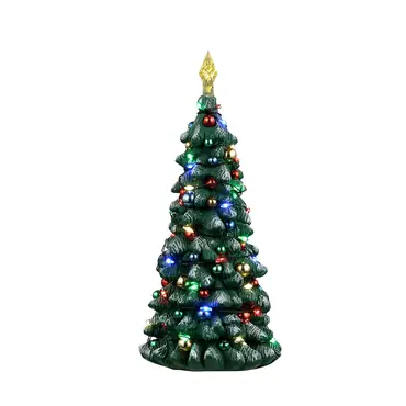 Snowy christmas tree zij, Lemax Europe, tuincentrumoutlet