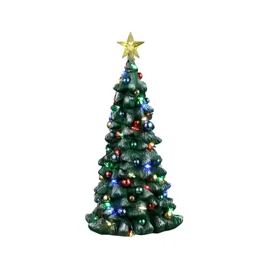 Snowy christmas tree achter, Lemax Europe, tuincentrumoutlet