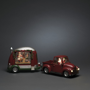Snwlantaarn caravan kerstman bo 4, Konstsmide, tuincentrumoutlet