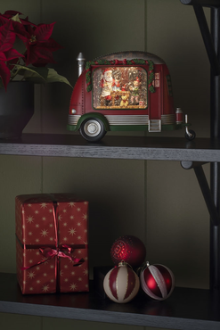 Snwlantaarn caravan kerstman bo 1, Konstsmide, tuincentrumoutlet