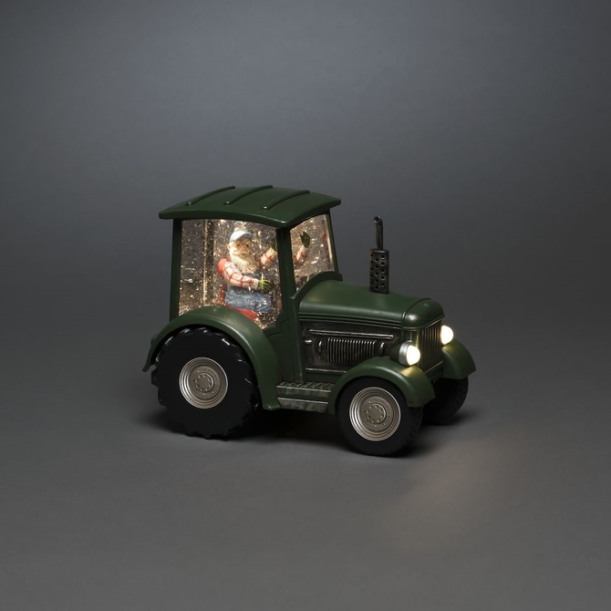 Snwlantaarn tractor kerstman bo, Konstsmide, tuincentrumoutlet