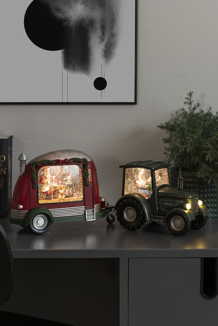 Snwlantaarn tractor kerstman bo 2, Konstsmide, tuincentrumoutlet
