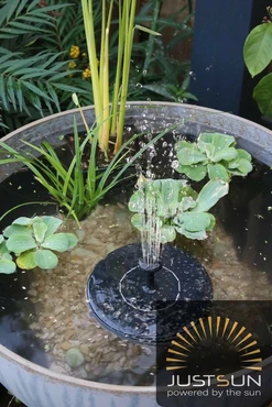 Solar fontein drijvend d16cm, imhof & stevens, tuincentrumoutlet