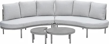 Solita lounge sofa set 4-dlg taupe, Garden Impressions, tuincentrumoutlet.com