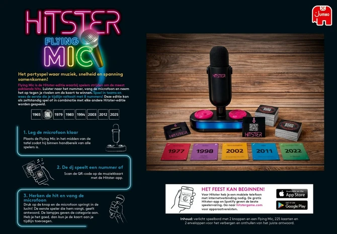 Spel hitster flying mic achterkant, Jumbo, tuincentrumoutlet.com