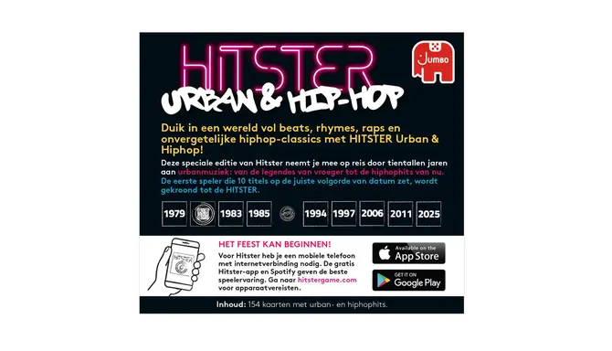 Spel hitster urban&hip-hop achterkant, Plenty Gifts, tuincentrumoutlet.com