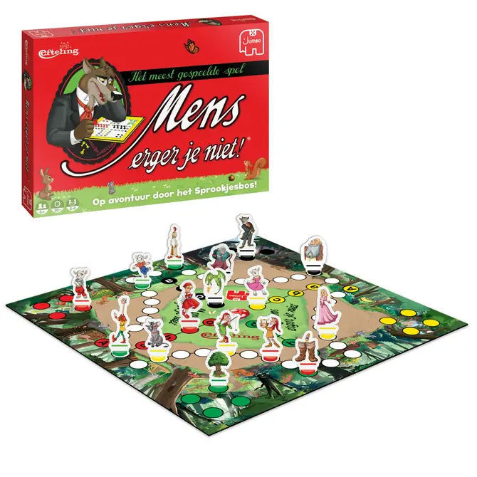 Spel mens erger je niet efteling - afbeelding 3