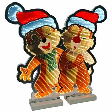 Spiegellicht 3d chip&dale 40cm, Disney, Tuincentrumoutlet.com