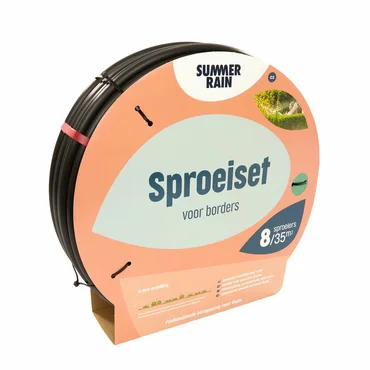 Sproeiset voor 35m² bordershagen verpakking, Summerrain, tuincentrumoutlet