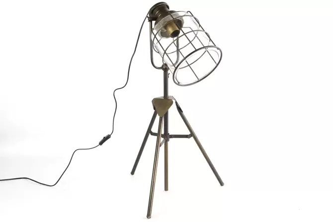 Staande lamp Milton S - zwart