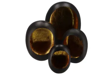 Marrakech Egg T-light BLACK-GOLD set, Daan Kromhout, tuincentrumoutlet