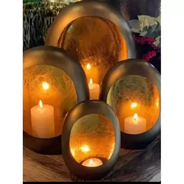 Marrakech Egg T-light Gold www.tuincentrumoutlet,com