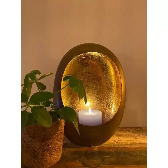 Marrakech Egg T-light Gold www.tuincentrumoutlet,com