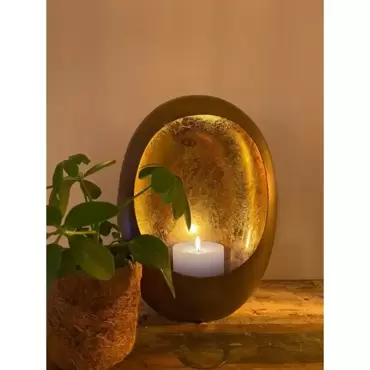 Marrakech Egg T-light Gold www.tuincentrumoutlet,com