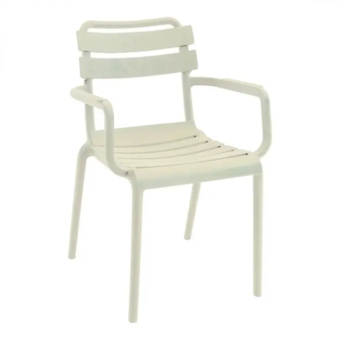 Stapelstoel Torvi beige, Lesli Living, tuincentrumoutlet