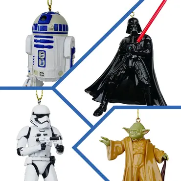 Star Wars kerstballen Disney set van 4, kurtadler, tuincentrumoutlet