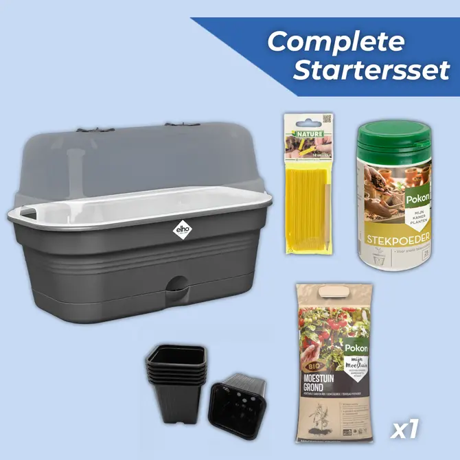 Startersset kweken Green basics kweektray allin1 32cm liv black, Tuincentrumoutlet.com
