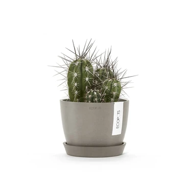 Stockholm 14 Taupe sfeerbeeld, Ecopots, tuincentrumoutlet.com
