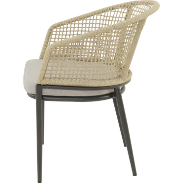 Stoel Kioto beige zij, Lesli Living, tuincentrumoutlet.com