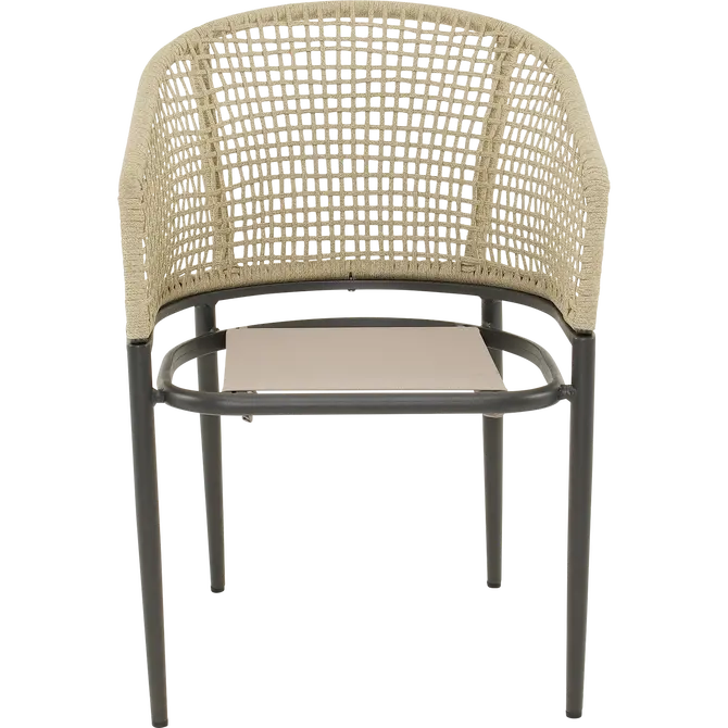 Stoel Kioto beige voor zonder kussen, Lesli Living, tuincentrumoutlet.com