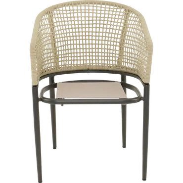 Stoel Kioto beige voor zonder kussen, Lesli Living, tuincentrumoutlet.com