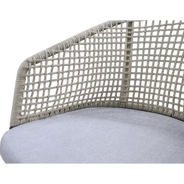 Stoel Kioto beige detail zitting, Lesli Living, tuincentrumoutlet.com