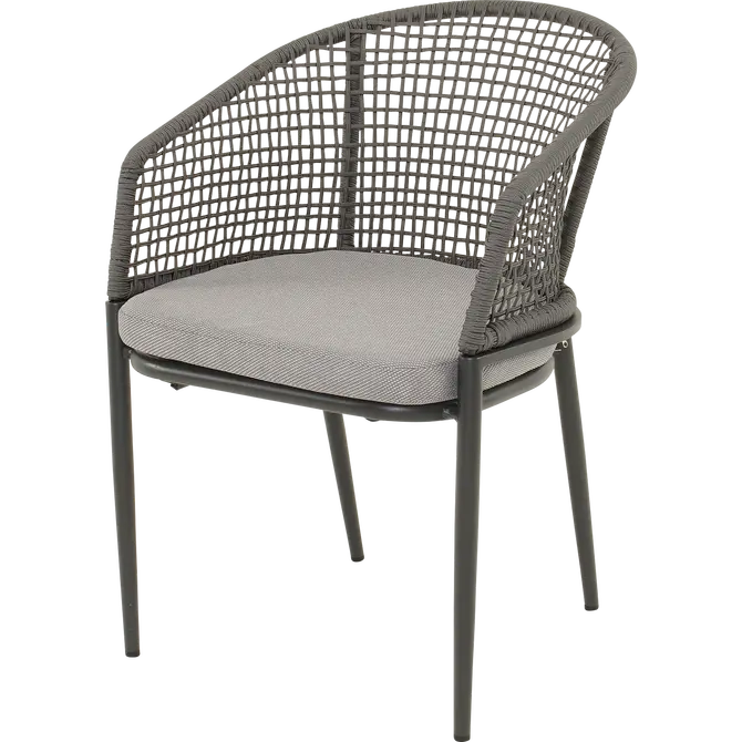 Stoel Kioto grijs, Lesli Living, tuincentrumoutlet.com